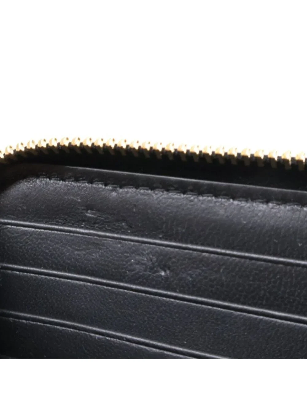 Saint Laurent Paris Tiny Cassandra Embossed Matte Leather Zip Around Wallet